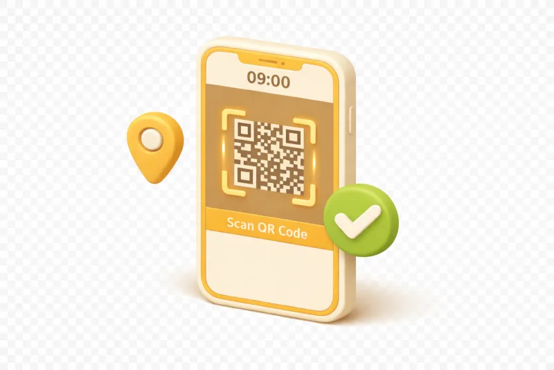 QR/GPS 출퇴근
